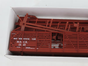 HO Scale Life Like Proto 2000 Kit MSCX Mather 40' Single Deck Stock Car #1828