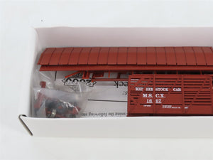 HO Scale Life-Like Proto 2000 Kit MSCX Mather 40' Single Deck Stock Car #1697