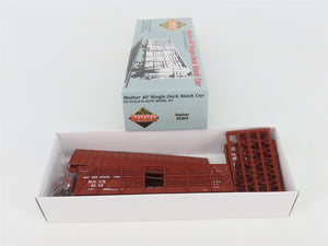 HO Scale Life-Like Proto 2000 Kit MSCX Mather 40' Single Deck Stock Car #2204