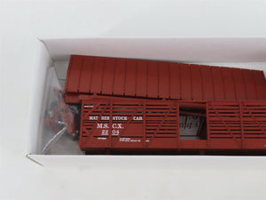 HO Scale Life-Like Proto 2000 Kit MSCX Mather 40' Single Deck Stock Car #2204