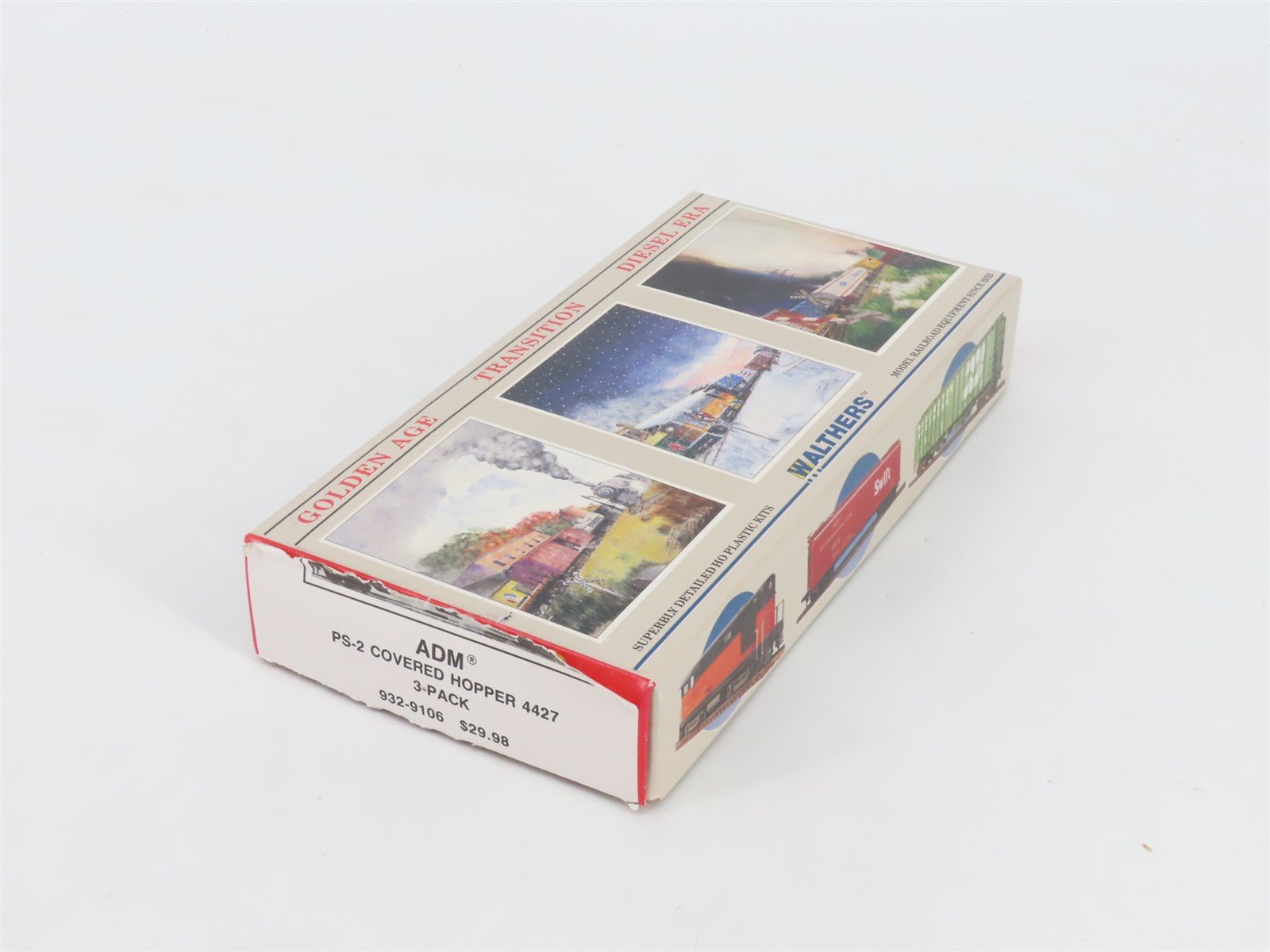 HO Scale Walthers Kit 932-9106 TLDX ADM 3-Bay PS-2 Covered Hopper #3114