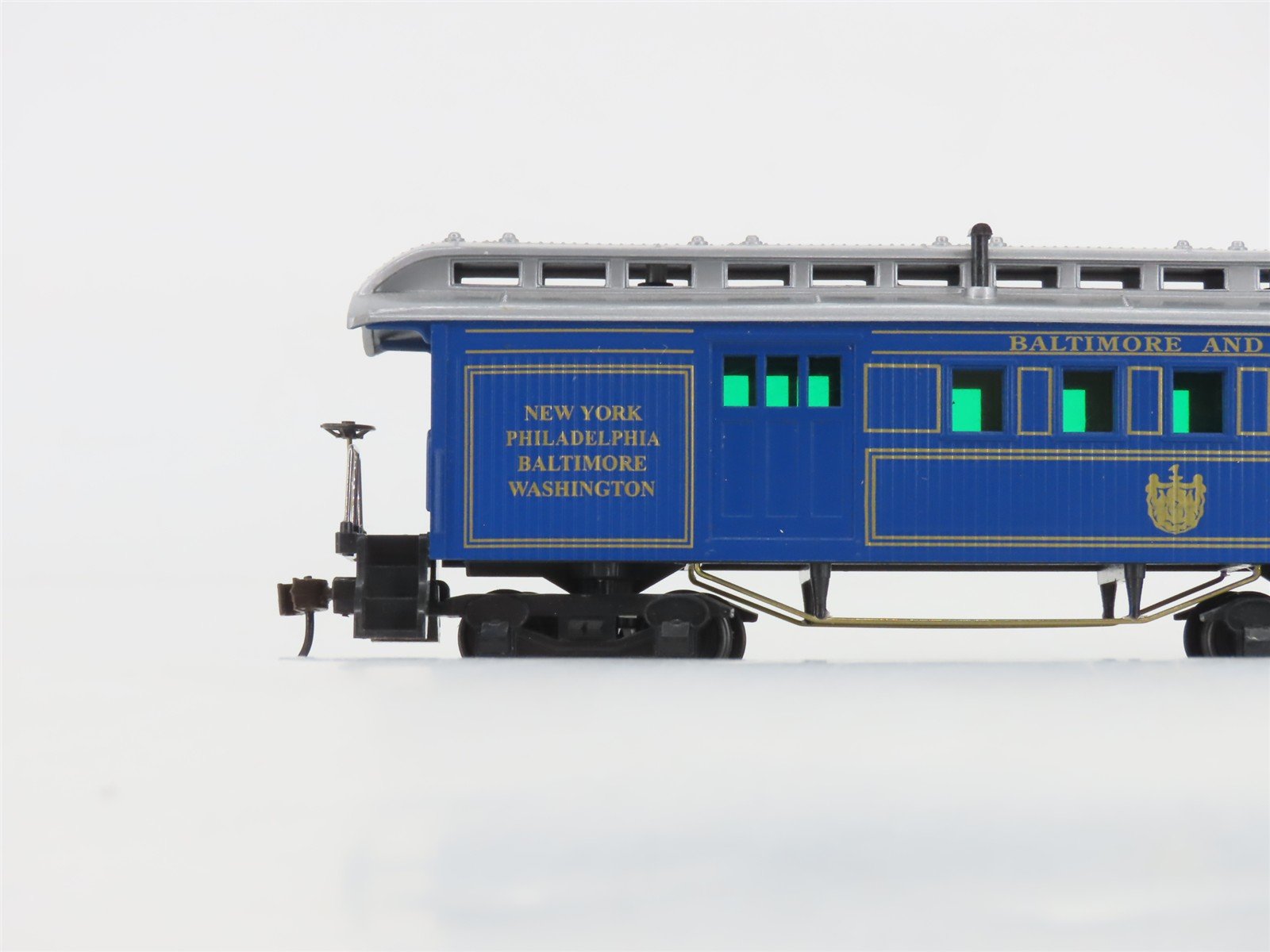 HO Mantua Classics 720525 B&O Baltimore & Ohio 1890 Combine Wooden Passenger #36