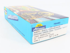 HO Scale Athearn Bev-Bel Kit #2296-1 MKT Missouri Kansas Texas 50' Box Car #2394