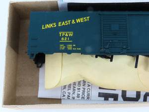 HO Athearn Bev-Bel Kit #1029-4 TP&W Toledo Peoria & Western 40' Box Car #621
