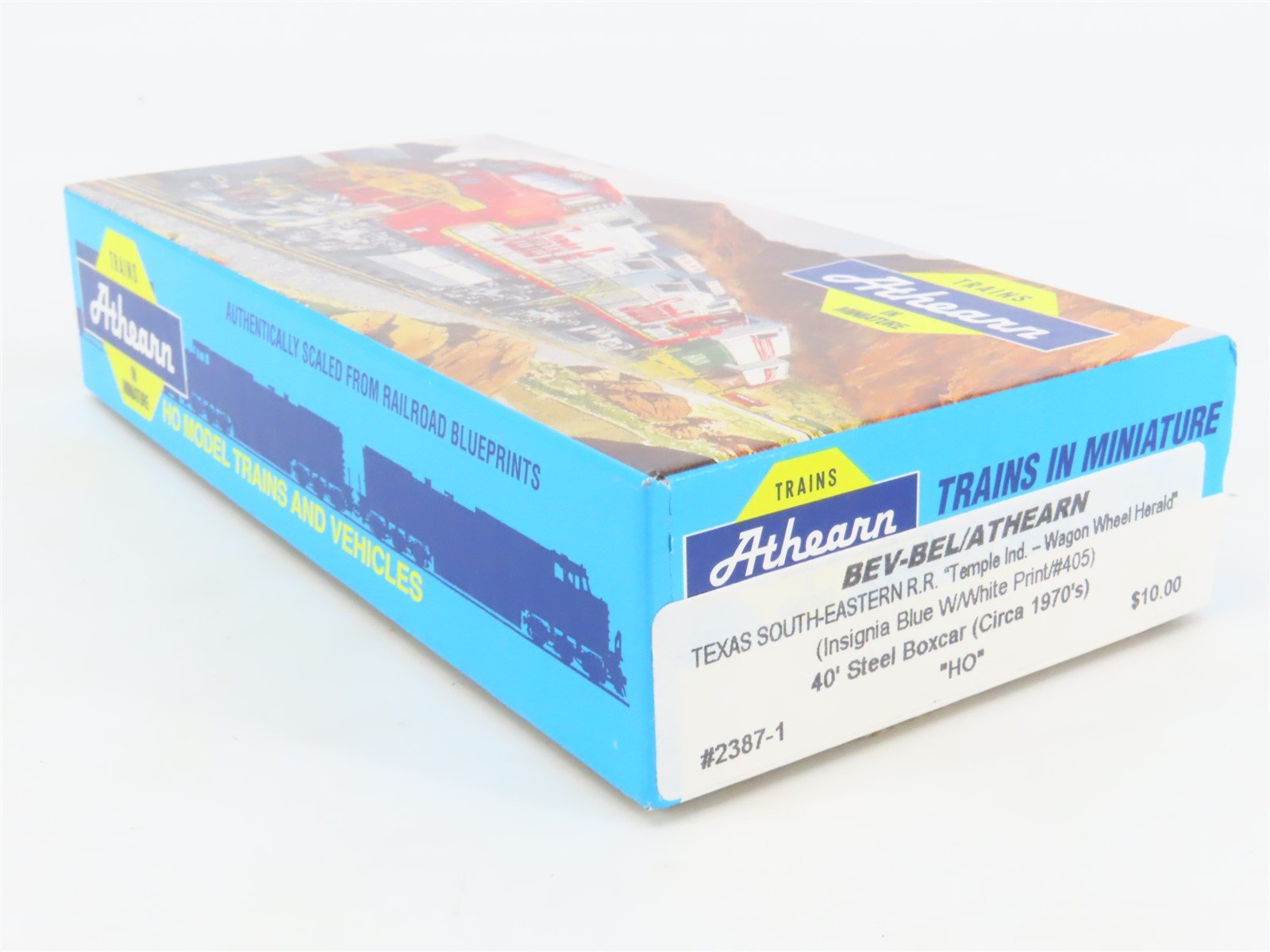 HO Scale Athearn Bev-Bel Kit #2387-1 TS-E Texas South-Eastern 40' Box Car #405