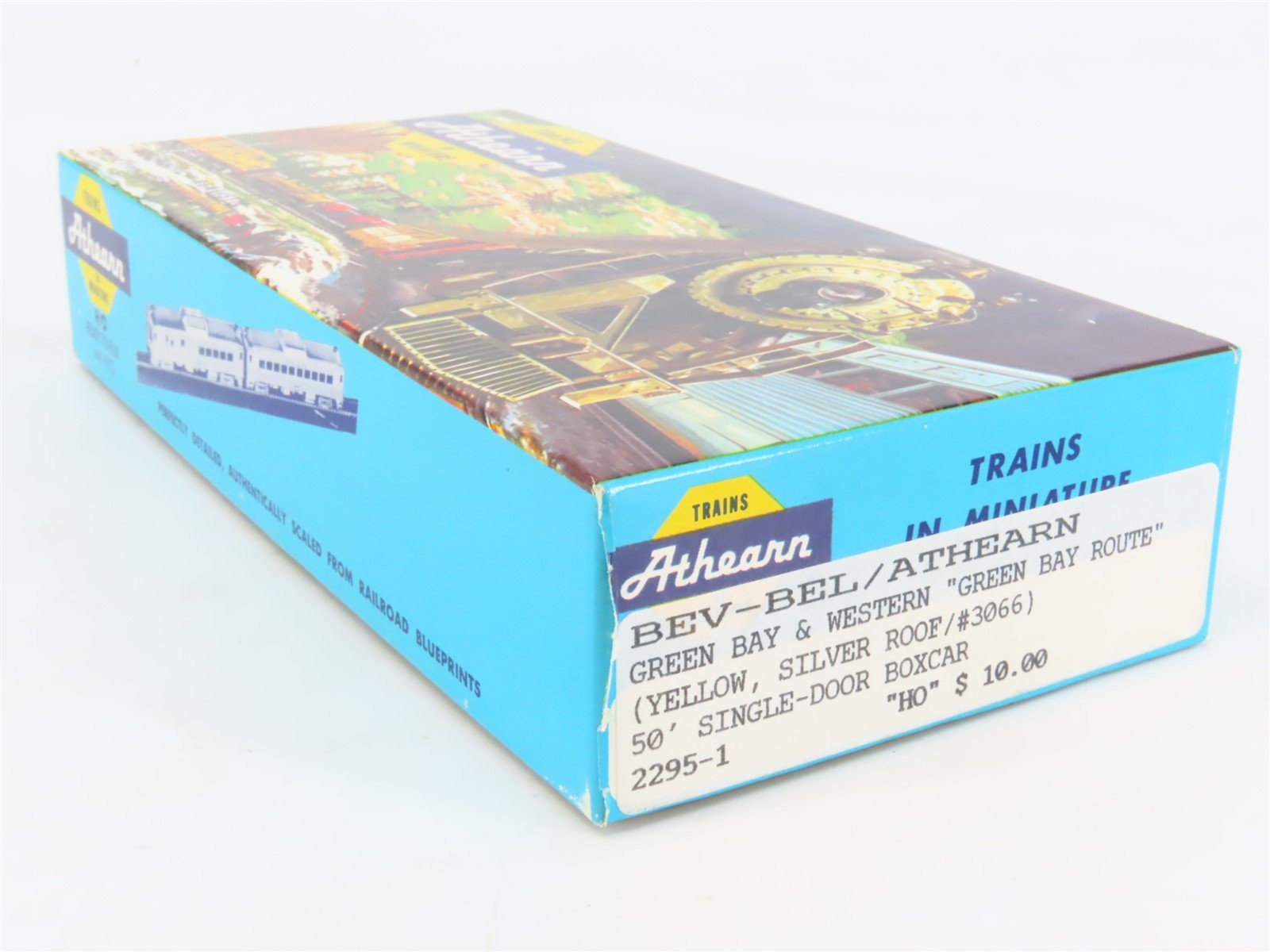 HO Scale Athearn Bev-Bel Kit #2295-1 GBW Green Bay Route 50' Box Car #3066