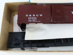 HO Scale Athearn Bev-Bel Kit #1133-1 D&RGW Rio Grande 40' Box Car #68259