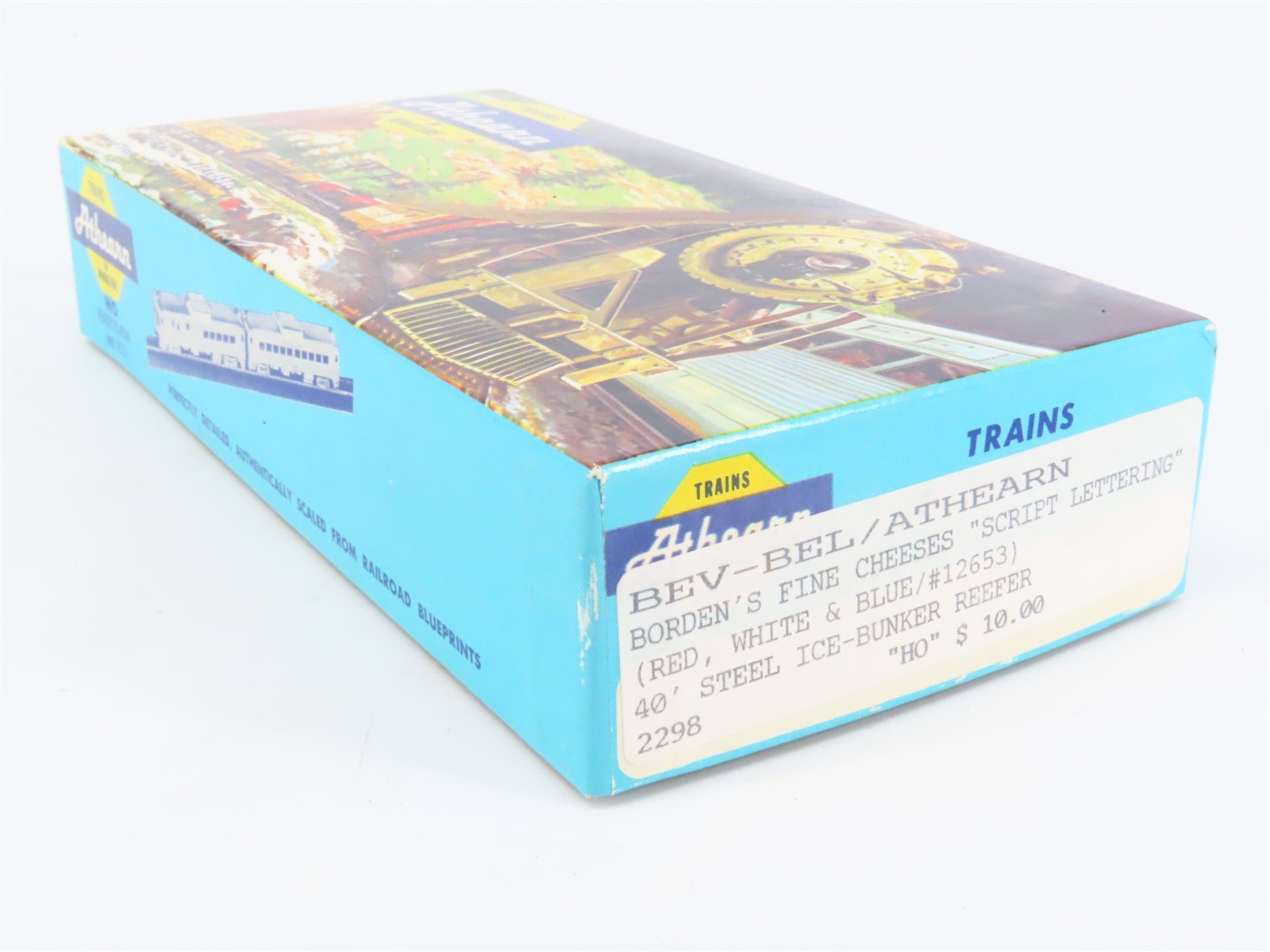 HO Scale Athearn Bev-Bel Kit #2298 BPDX Borden's Fine Cheeses 40' Reefer #12653