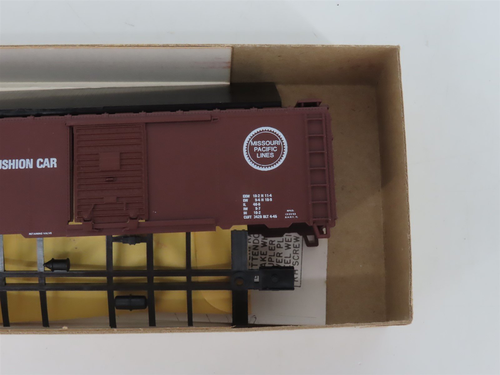 HO Scale Athearn Bev-Bel Kit #1719 MP Missouri Pacific 40' Box Car #18209