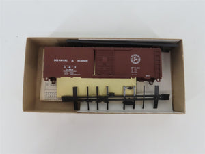 HO Scale Athearn Bev-Bel Kit #1189 D&H Delaware & Hudson 40' Box Car #19858