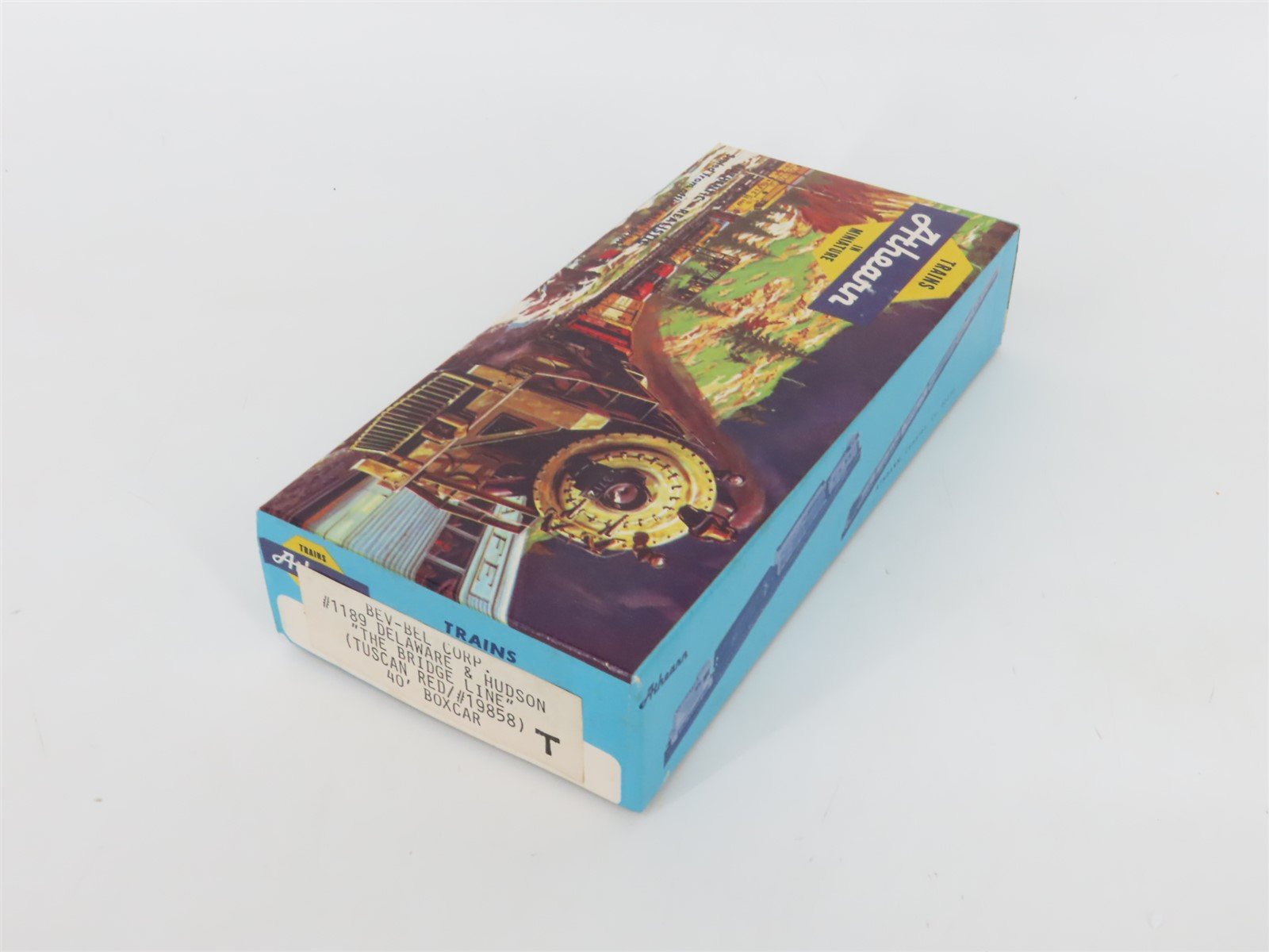 HO Scale Athearn Bev-Bel Kit #1189 D&H Delaware & Hudson 40' Box Car #19858