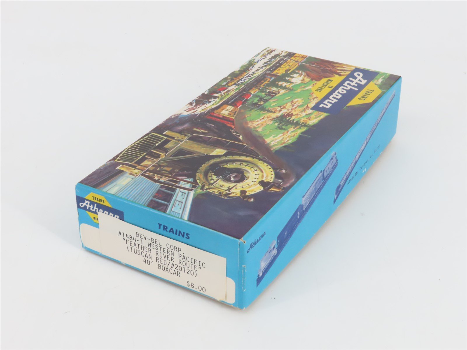 HO Athearn Bev-Bel Kit #1484-1 WP Western Pacific Feather Route Box Car #20120