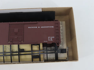 HO Scale Athearn Bev-Bel Kit #1050 BAR Bangor & Aroostook 40' Box Car #4083