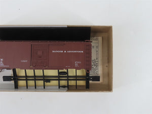HO Scale Athearn Bev-Bel Kit #1050-1 BAR Bangor & Aroostook 40' Box Car #4069