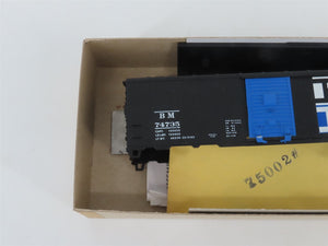 HO Scale Athearn Bev-Bel Kit #1002-1 BM Boston & Maine 40' Box Car #74735