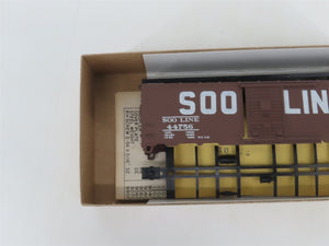 HO Scale Athearn Bev-Bel Kit #1085-1 SOO Line 40' Single Door Box Car #44756