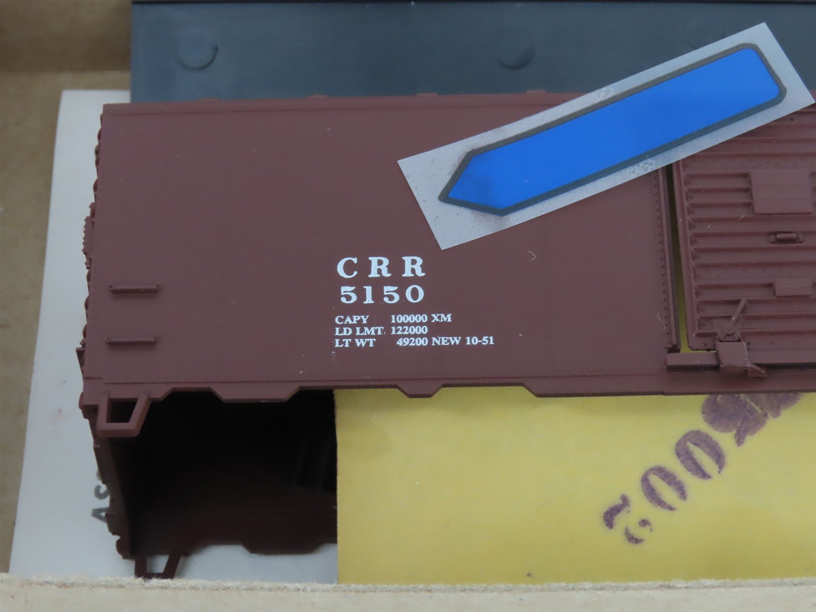 HO Scale Athearn Bev-Bel Kit #1147-2 CRR Clinchfield Railroad 40' Box Car #5150
