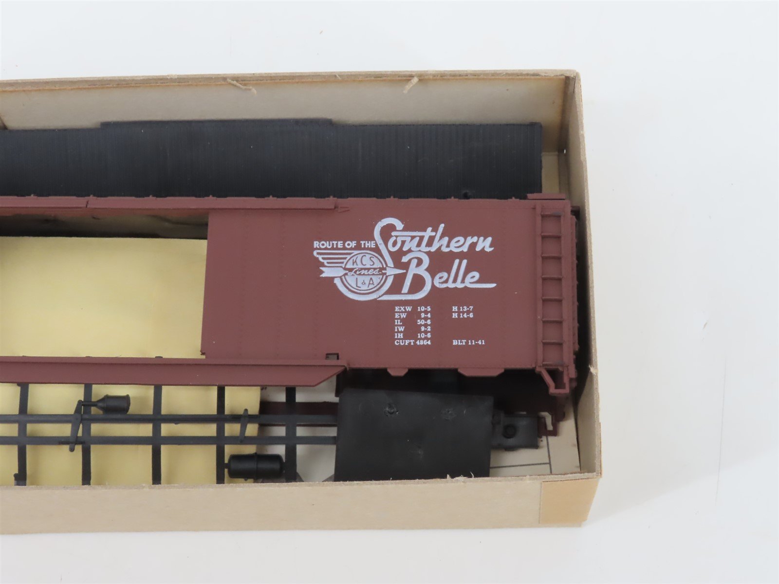 HO Scale Athearn Bev-Bel Kit #428 KCS Southern Belle 50' Box Car #20899