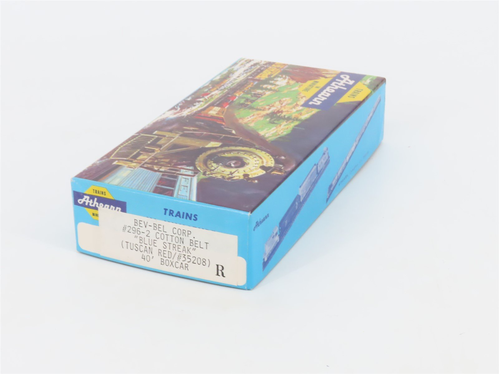 HO Scale Athearn Bev-Bel Kit #296-2 SSW Cotton Belt Route 40' Box Car #35208