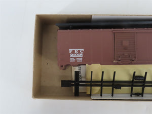 HO Scale Athearn Bev-Bel Kit #1090 FEC Florida East Coast 40' Box Car #21018