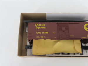 HO Scale Athearn Bev-Bel Kit #465-3 C&O Chessie System 40' Box Car #19299