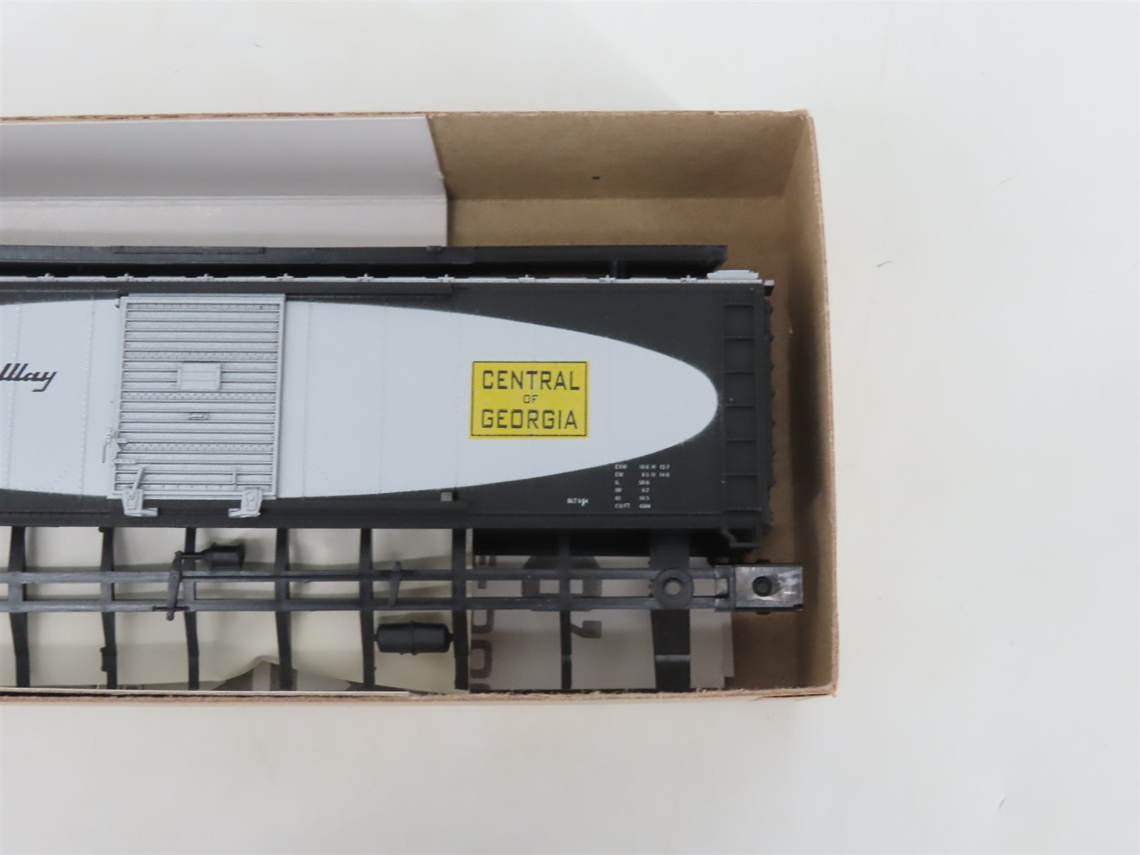 HO Scale Athearn Bev-Bel Kit #1068-2 CG Central of Georgia 50' Box Car #5561