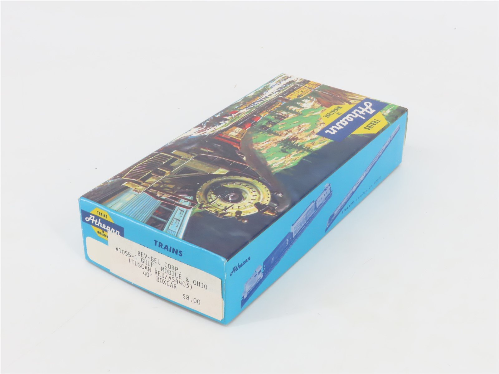 HO Scale Athearn Bev-Bel Kit #1055-1 GM&O Gulf Mobile & Ohio 40' Box Car #54403