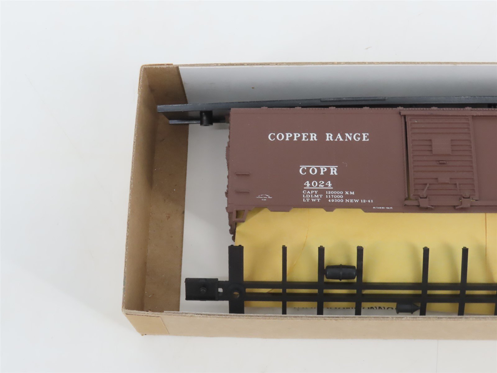 HO Scale Athearn Bev-Bel Kit #1432 COPR Copper Range 40' Box Car #4024