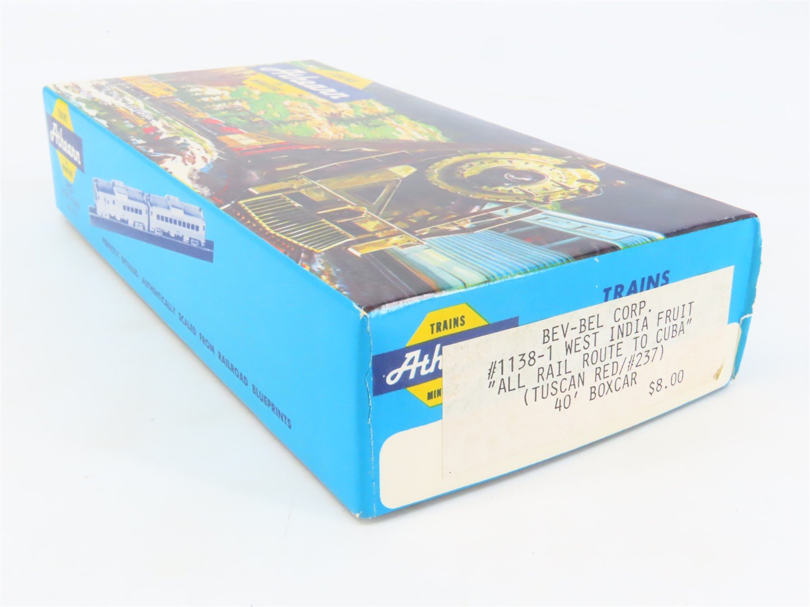 HO Scale Athearn Bev-Bel Kit #1138-1 WIF West India Fruit 40' Box Car #237
