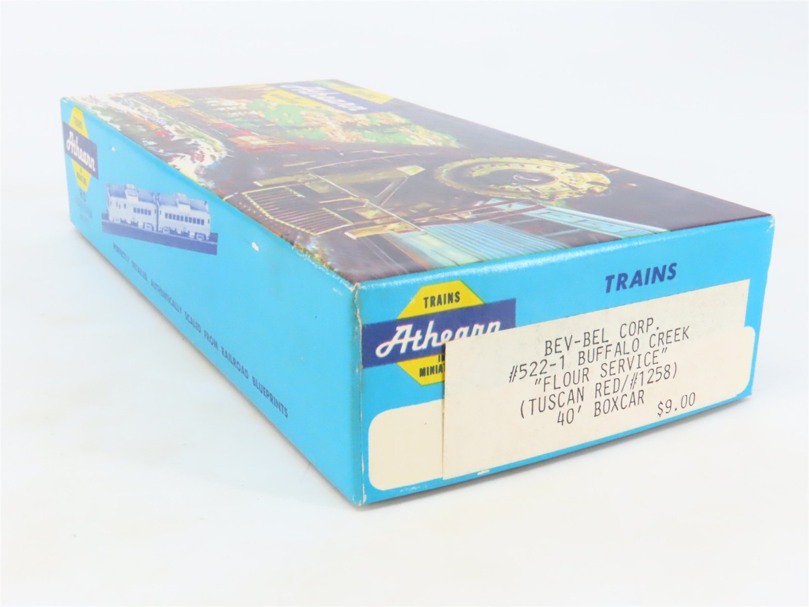 HO Scale Athearn Bev-Bel Kit #522-1 BCK Buffalo Creek 40' Box Car #1258