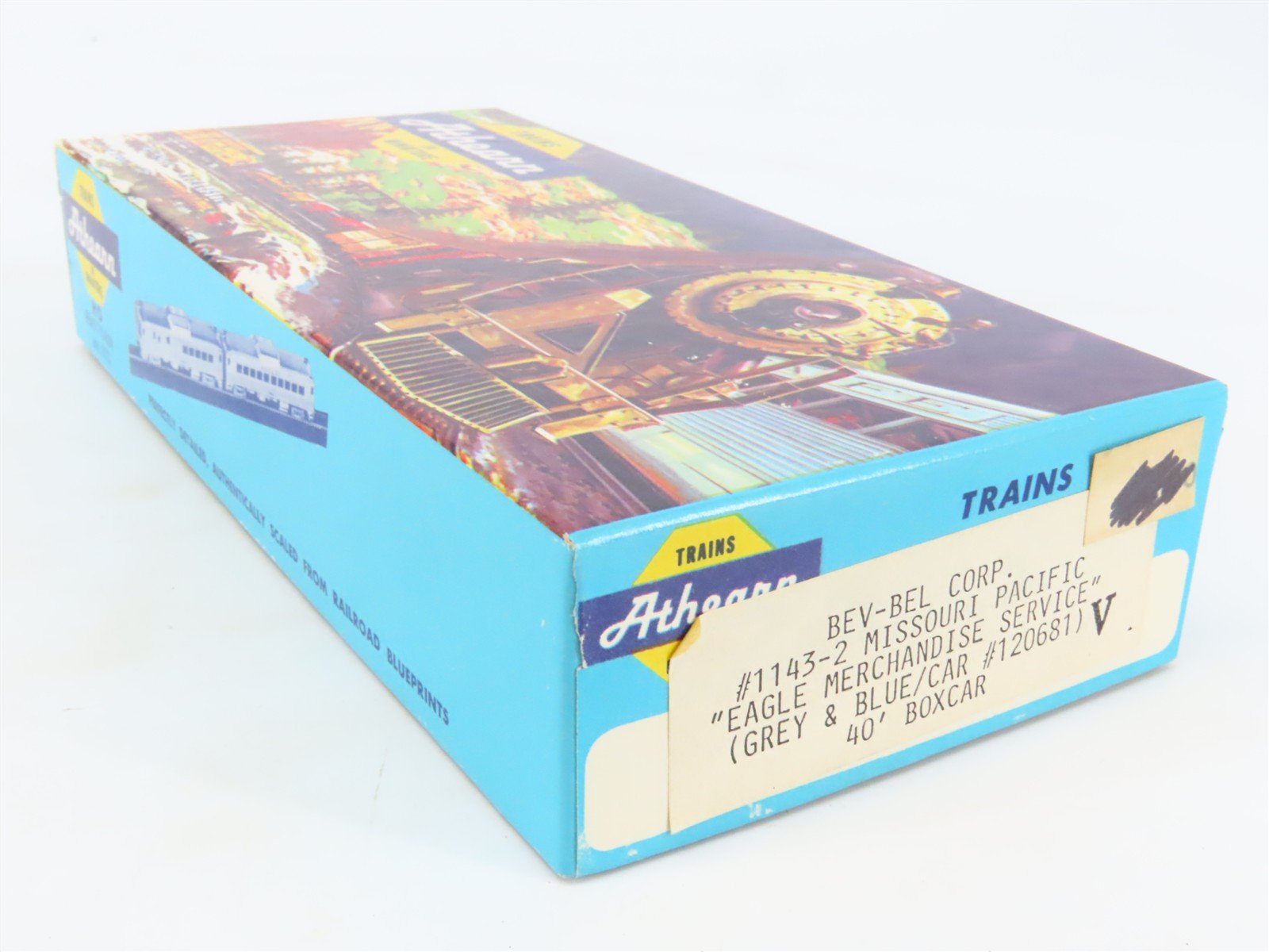 HO Scale Athearn Bev-Bel Kit #1143-2 MP Missouri Pacific 40' Box Car #120681