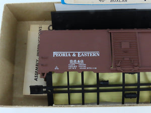 HO Athearn Bev-Bel Kit #1082 NYC Peoria & Eastern 40' Single Door Box Car #3640