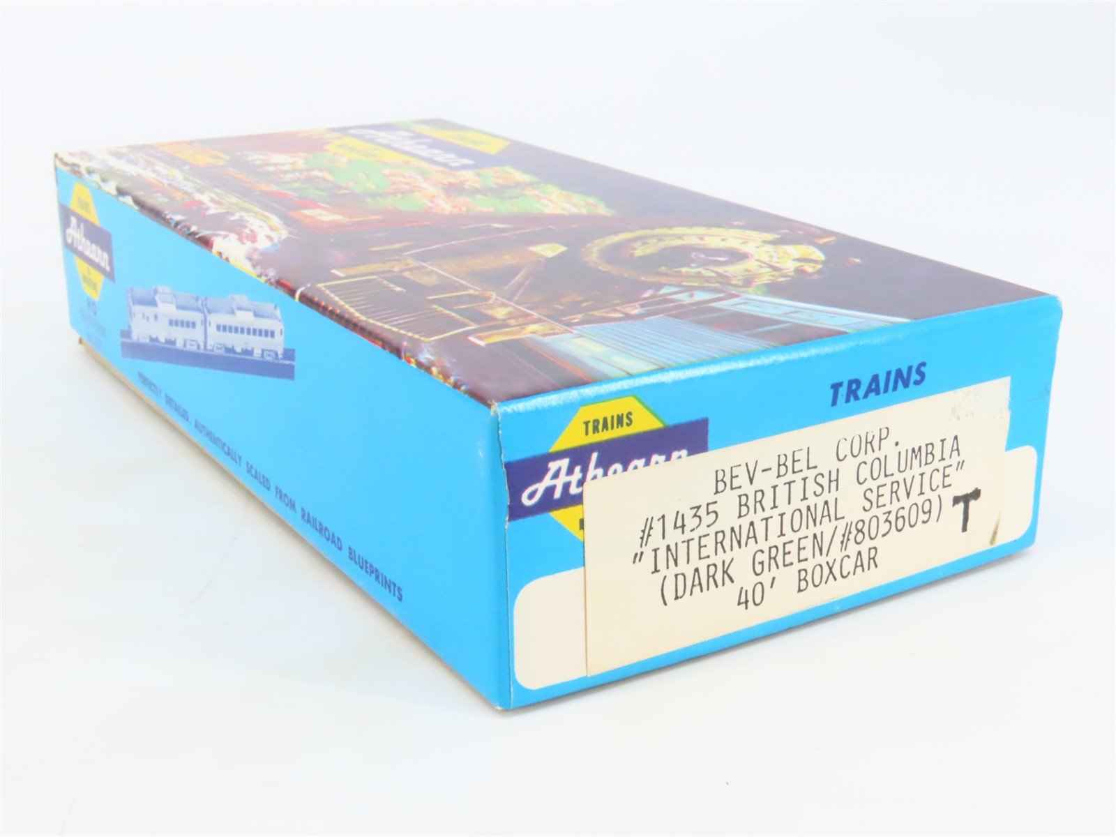 HO Scale Athearn Bev-Bel Kit #1435 BCIT British Columbia 40' Box Car #803609