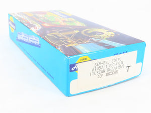 HO Scale Athearn Bev-Bel Kit #1057-1 MON Monon 40' Single Door Box Car #197