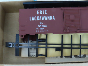 HO Scale Athearn Bev-Bel Kit #369 EL Erie Lackawanna Railroad 40' Box Car #55563