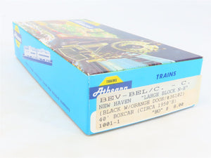 HO Scale Athearn Bev-Bel Kit #1001-1 NH New Haven 40' Single Door Box Car #36102