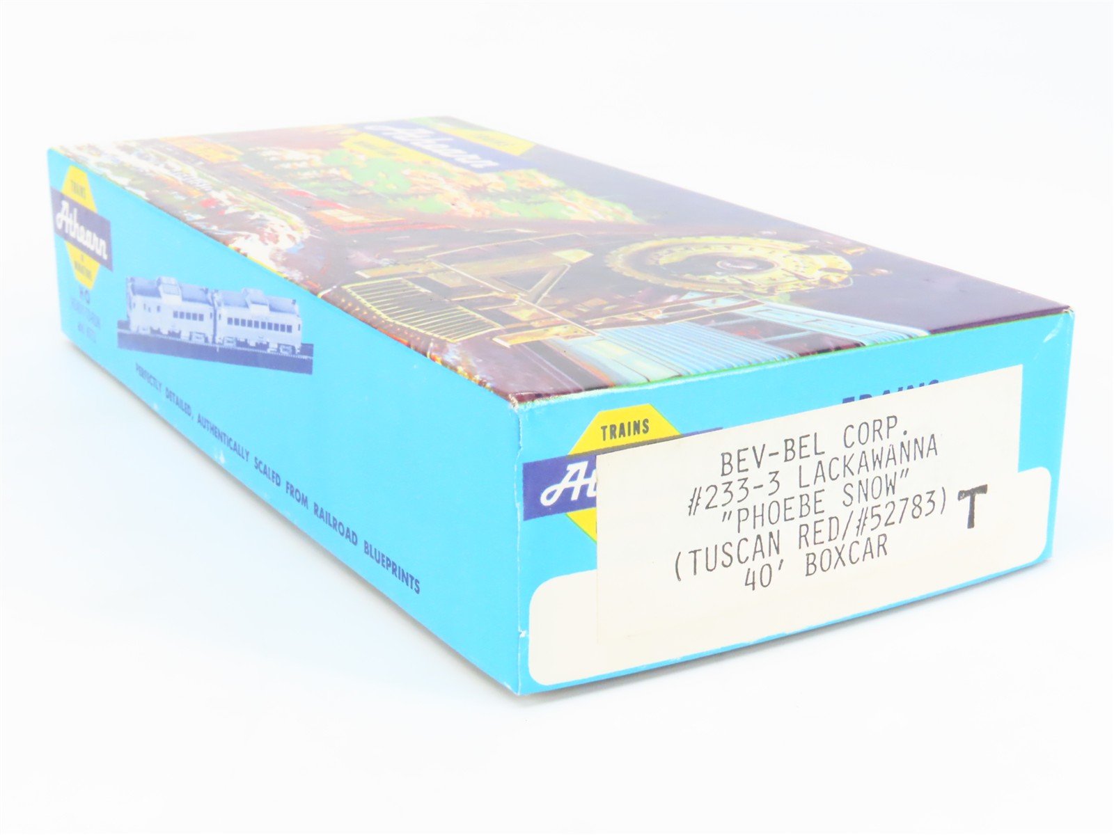 HO Athearn Bev-Bel Kit #233-3 DL&W Lackawanna Phoebe Snow 40' Box Car #52783