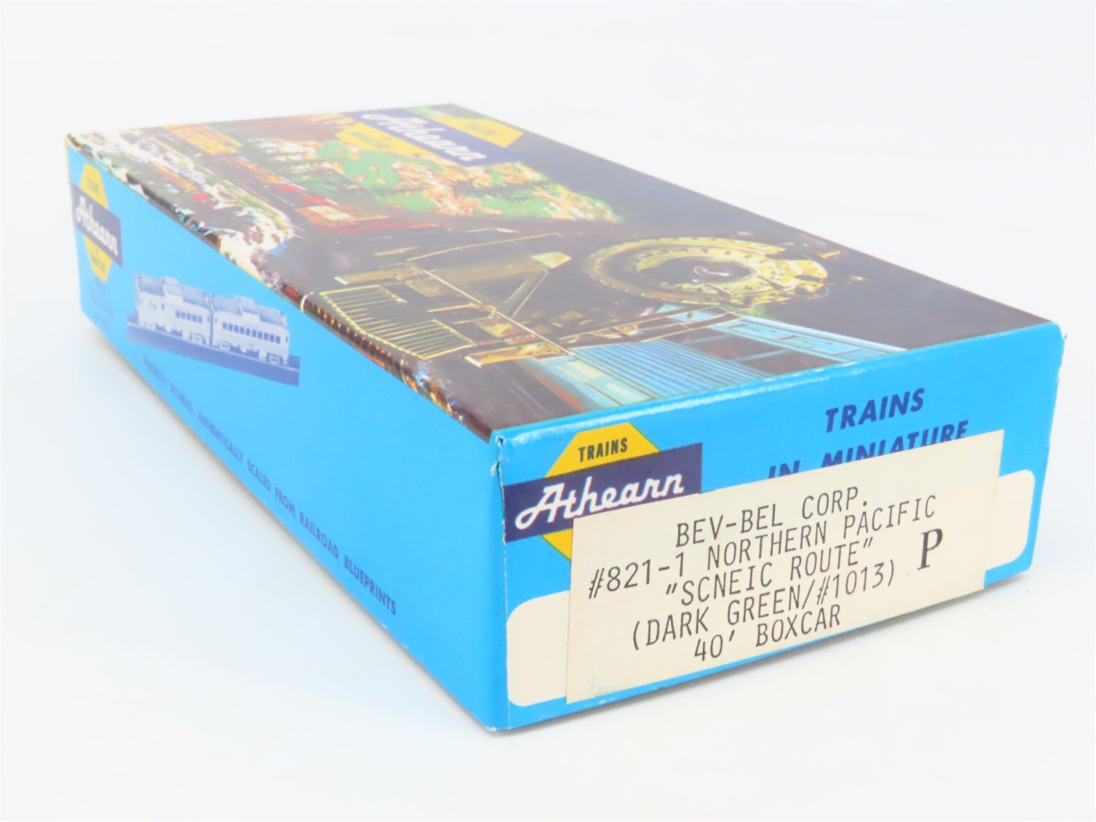 HO Scale Athearn Bev-Bel Kit #821-1 NP Northern Pacific 40' Box Car #1013