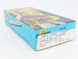 HO Scale Athearn Bev-Bel Kit #1462-1 DL&W Lackawanna 40' Box Car #47010