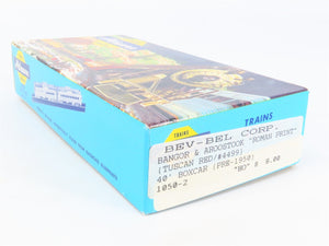 HO Scale Athearn Bev-Bel Kit #1050-2 BAR Bangor & Aroostook 40' Box Car #4499