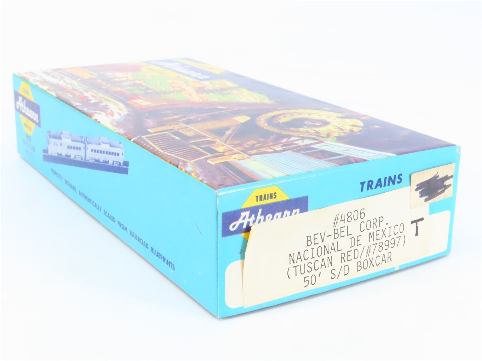 HO Scale Athearn Bev-Bel Kit #4806 NdeM Nacional De Mexico 50' Box Car #78997