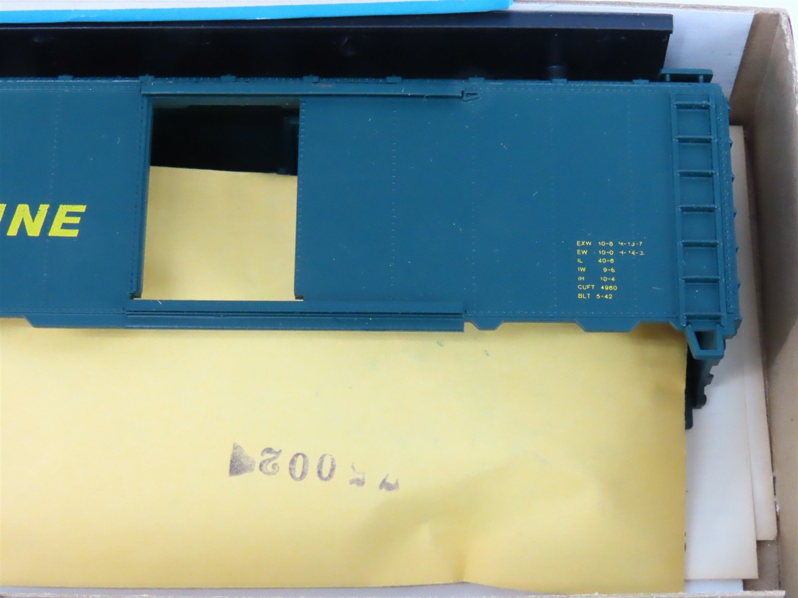 HO Scale Athearn Bev-Bel Kit #1184 A&StAB The Bay Line 40' Box Car #1313
