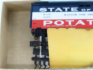 HO Scale Athearn Bev-Bel Kit #1994-1 BAR Bangor & Aroostook 40' Reefer #8549