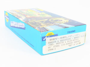 HO Scale Athearn Bev-Bel Kit #1994-1 BAR Bangor & Aroostook 40' Reefer #8549