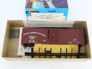 HO Scale Athearn Bev-Bel Kit #1487 GM&O Gulf Mobile & Ohio 40' Box Car #5462