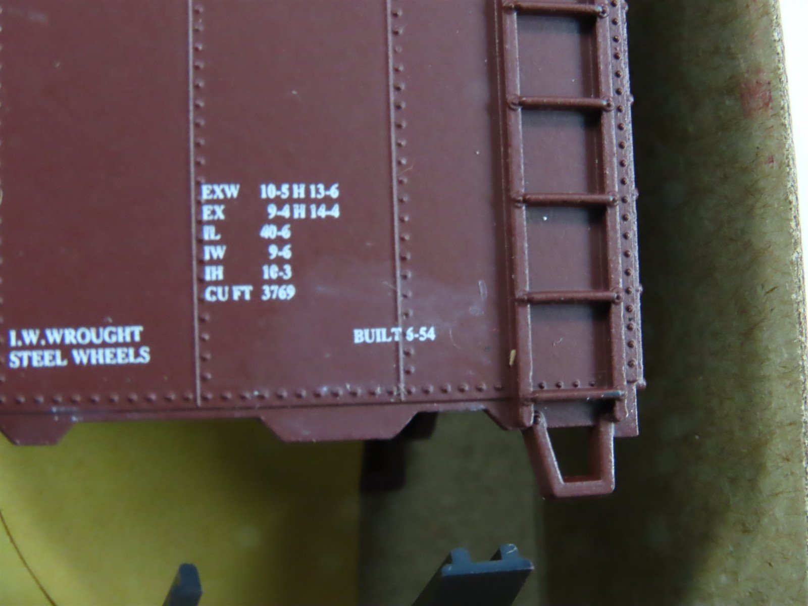 HO Scale Athearn Bev-Bel Kit #1487 GM&O Gulf Mobile & Ohio 40' Box Car #5462