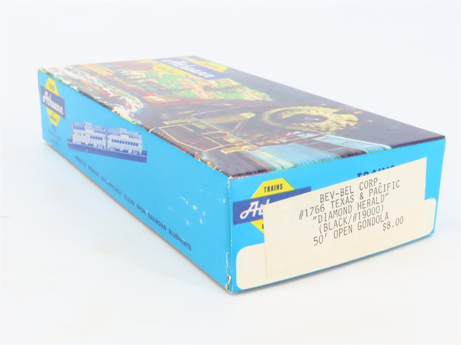 HO Scale Athearn Bev-Bel Kit #1766 T&P Texas & Pacific 50' Open Gondola #19000