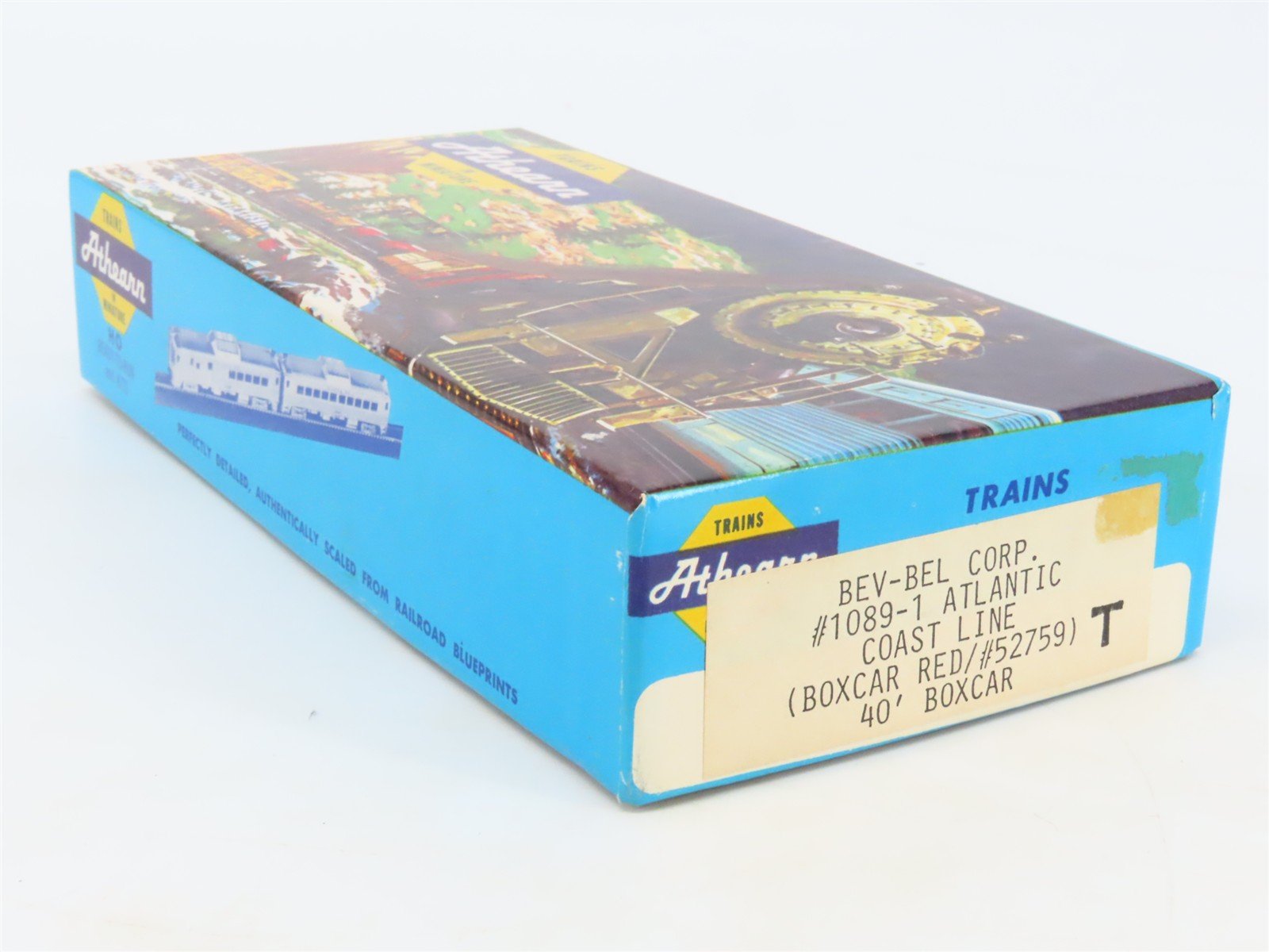 HO Scale Athearn Bev-Bel Kit #1089-1 ACL Atlantic Coast Line 40' Box Car #52759