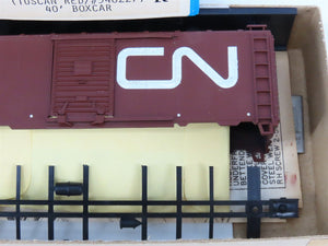HO Scale Athearn Bev-Bel Kit #1163 CN Canadian National 40' Box Car #548227