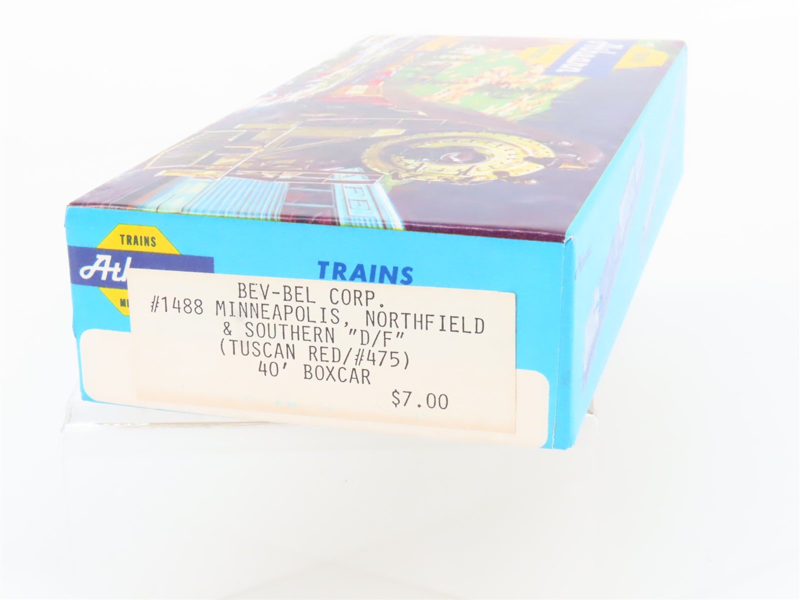 HO Scale Athearn Bev-Bel Kit 1488 MNS 40' Single Door Steel Box Car #475